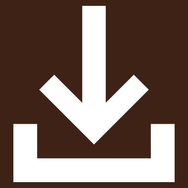 Gelen kutusu düz vektör piktogram