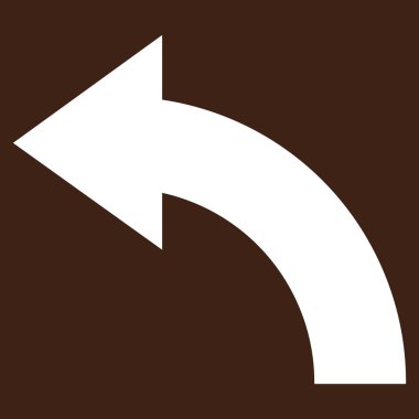 Sol düz vektör Sembol döndürme