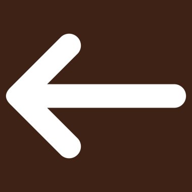 Ok sol düz vektör piktogram