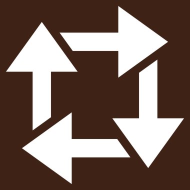 Düz vektör piktogram geri dönüşüm