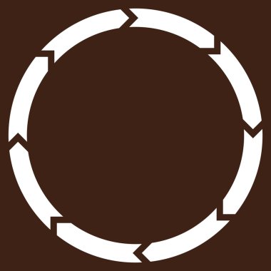 Döndürme düz vektör piktogram