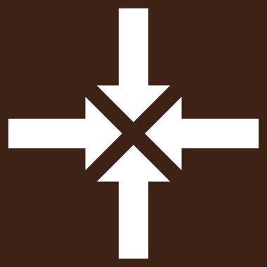 Oklar düz vektör piktogram sıkıştırmak