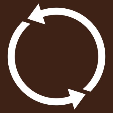 Düz vektör piktogram geri dönüşüm