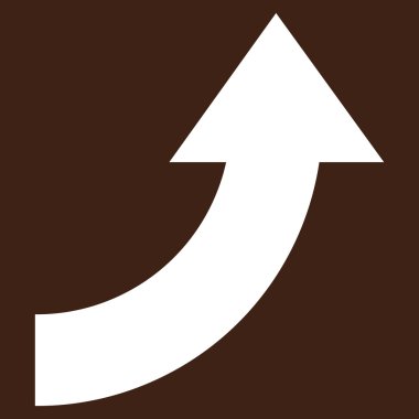 Düz vektör piktogram Döndür