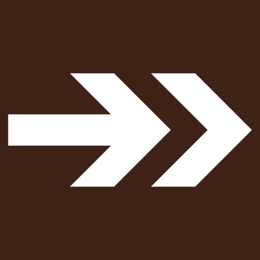 Düz vektör piktogram sağ ok