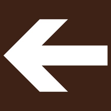 Ok sol düz vektör piktogram