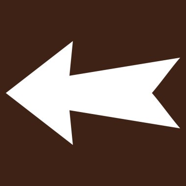 Ok sol düz vektör piktogram