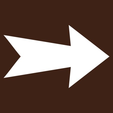 Düz vektör piktogram sağ ok