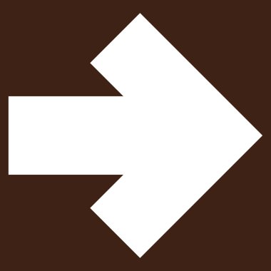 Düz vektör piktogram sağ ok