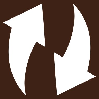 Düz vektör piktogram Yenile