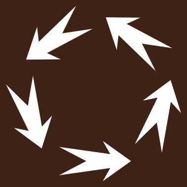 Döndürme düz vektör piktogram