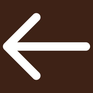 Ok sol düz vektör piktogram