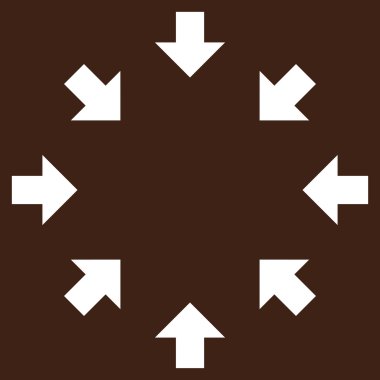 Kompakt oklar düz vektör piktogram