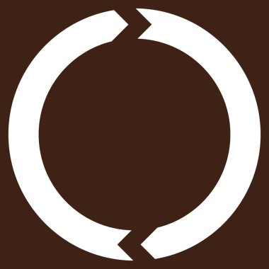 Döndürme düz vektör piktogram