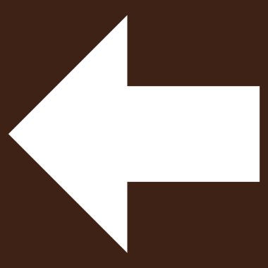 Ok sol düz vektör piktogram