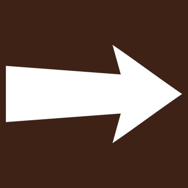 Düz vektör piktogram sağ ok