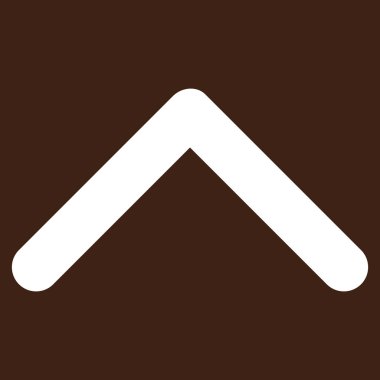 Düz vektör piktogram yukarı yön