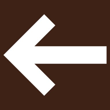 Ok sol düz vektör piktogram