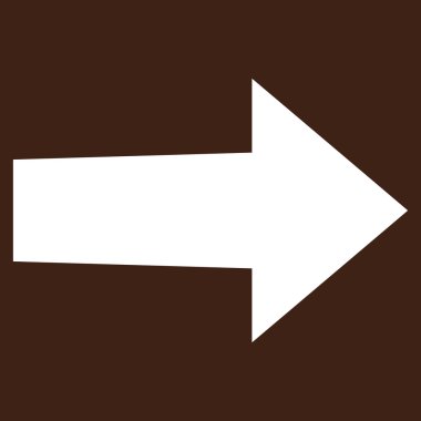 Düz vektör piktogram sağ ok