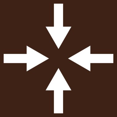 Oklar düz vektör piktogram sıkıştırmak