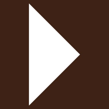 Ok ucu düz vektör piktogram sağ