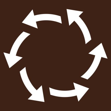 Santrifüj oklar düz vektör piktogram