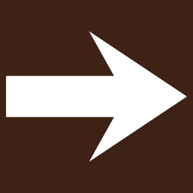 Düz vektör piktogram sağ ok