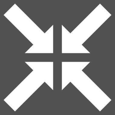 Basınç oklar düz vektör piktogram