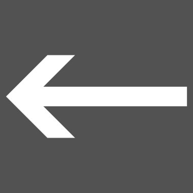 Ok sol düz vektör piktogram