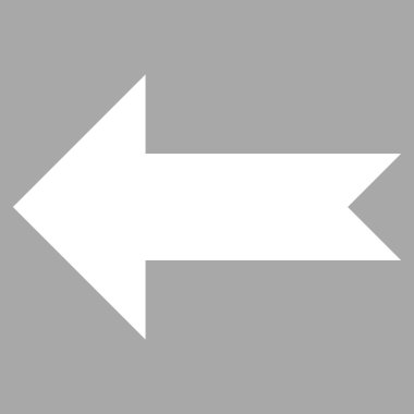 Ok sol düz vektör piktogram