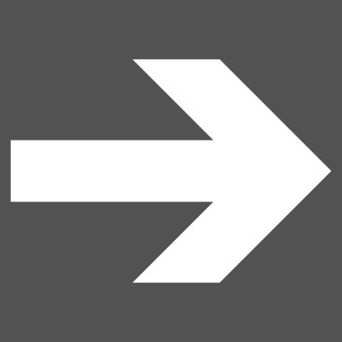 Düz vektör piktogram sağ ok