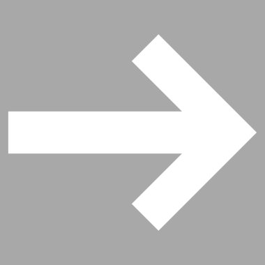 Düz vektör piktogram sağ ok