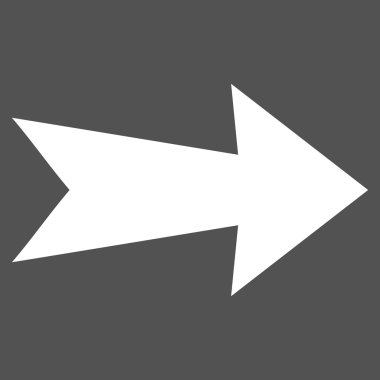 Düz vektör piktogram sağ ok