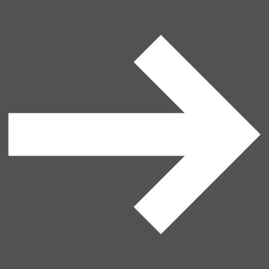 Düz vektör piktogram sağ ok