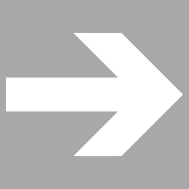 Düz vektör piktogram sağ ok