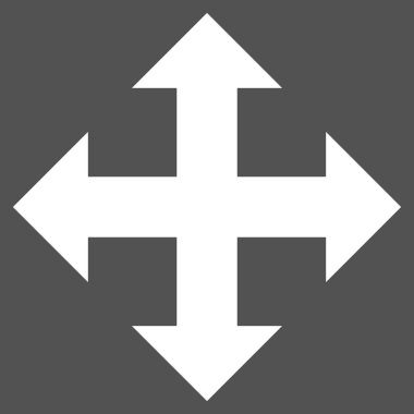 Düz vektör piktogram genişletin