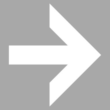 Düz vektör piktogram sağ ok