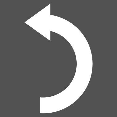 Sol düz vektör Sembol döndürme