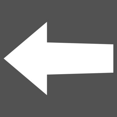 Ok sol düz vektör piktogram