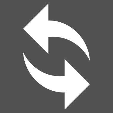 Düz vektör piktogram Yenile