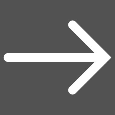 Düz vektör piktogram sağ ok