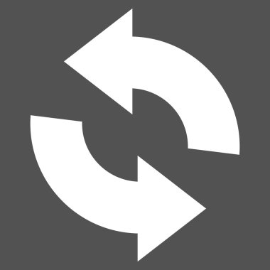 Düz vektör piktogram Yenile