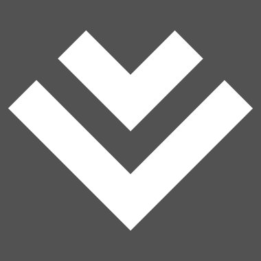 Shift Down Flat Vector Pictogram