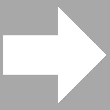 Düz vektör piktogram sağ ok