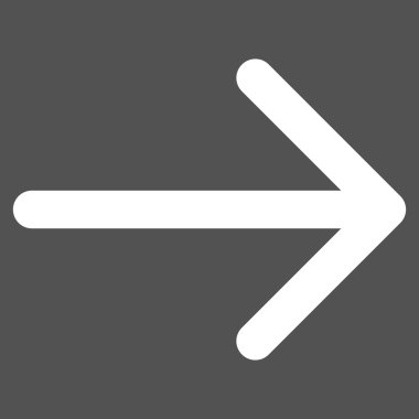 Düz vektör piktogram sağ ok