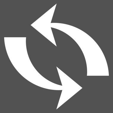 Düz vektör piktogram Yenile