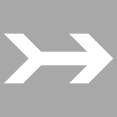 Düz vektör piktogram sağ ok