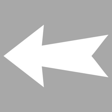 Ok sol düz vektör piktogram