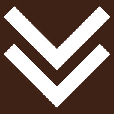 Shift Down Flat Vector Pictogram