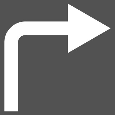 Doğru düz açmak vektör piktogram